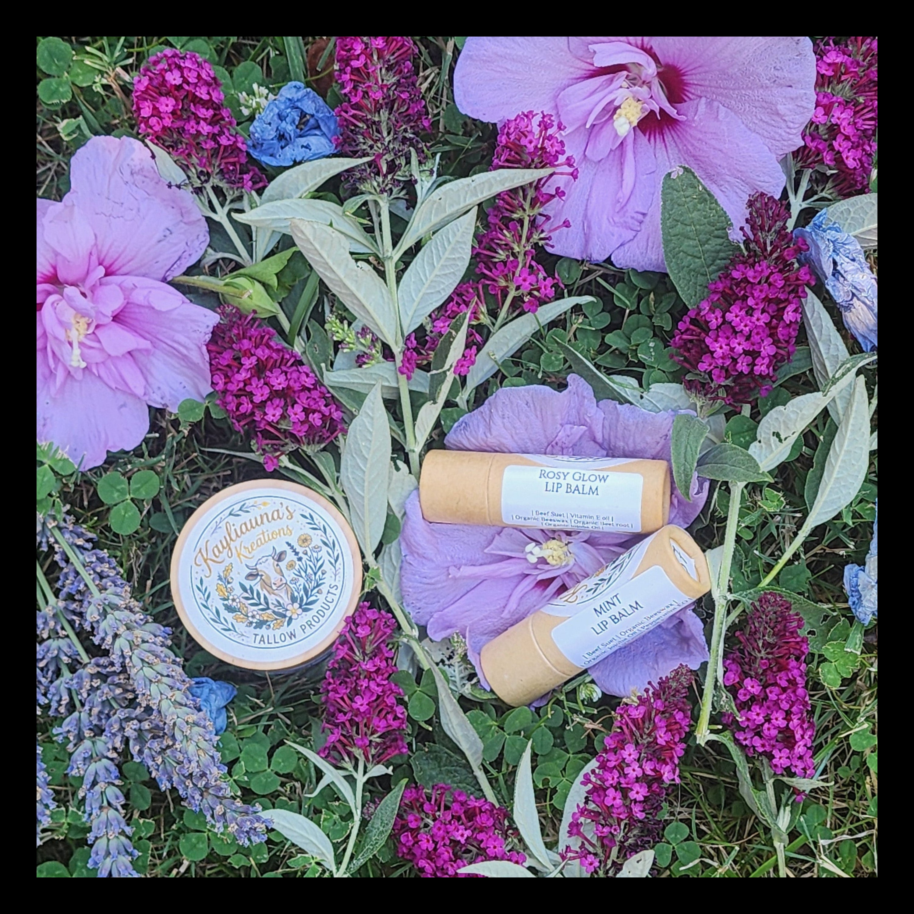 Rosy Mint Lip Balm 🌹 🌿